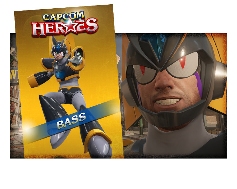 CAPCOM HEROES: BASS